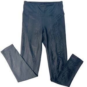 Mono B Black Snake Skin Leggings - Size Small